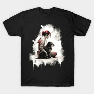 Girl and Dog T-Shirt